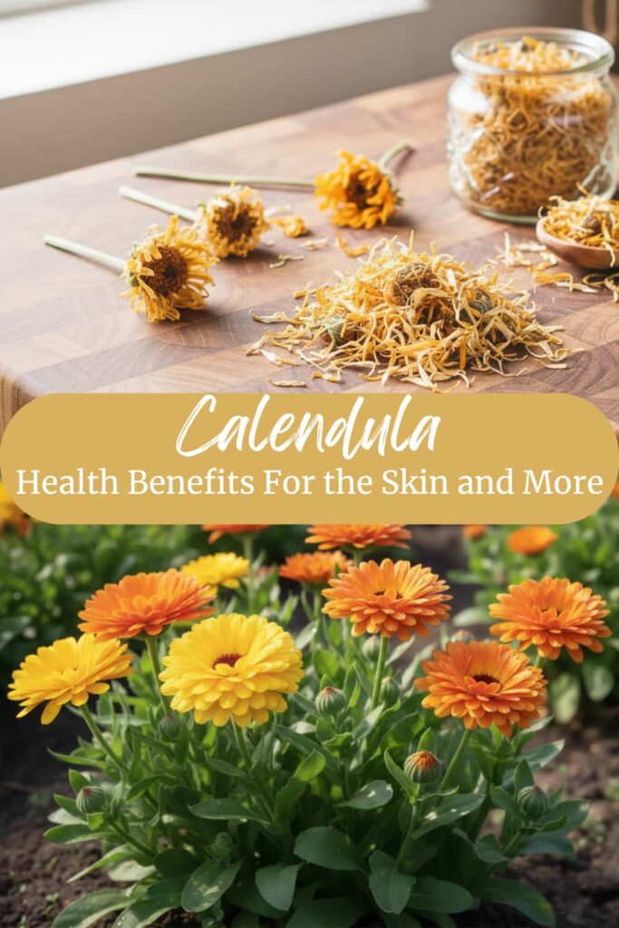 Pinterest Pin for Calendula